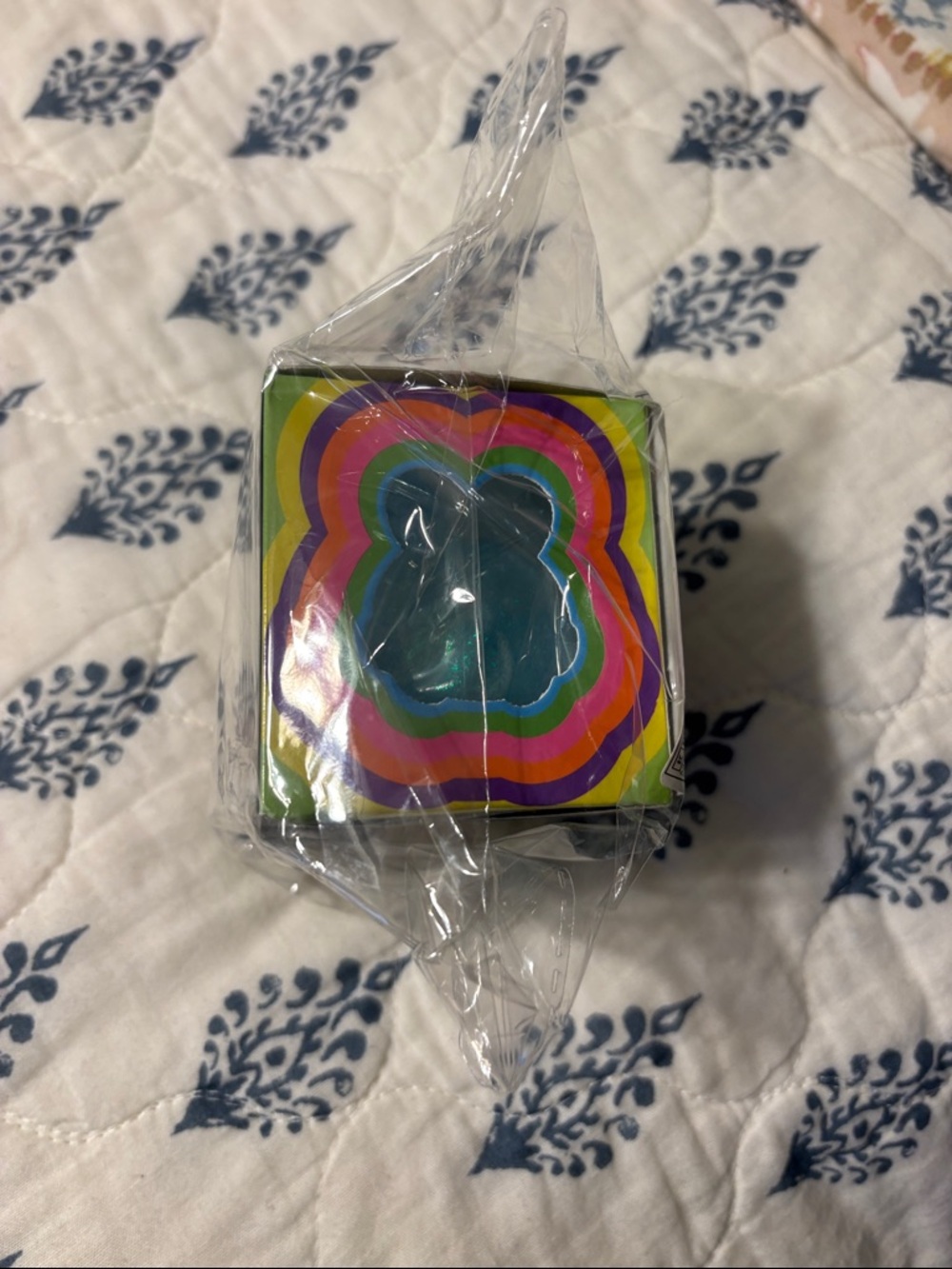 Blue Sensory Squeeze Bunny - Kids Stuffed Toy - Picture 2 of 5